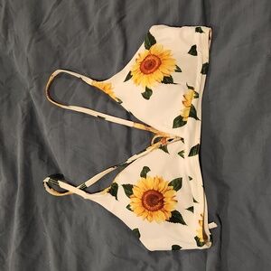 Sunflower String Bikini Top
